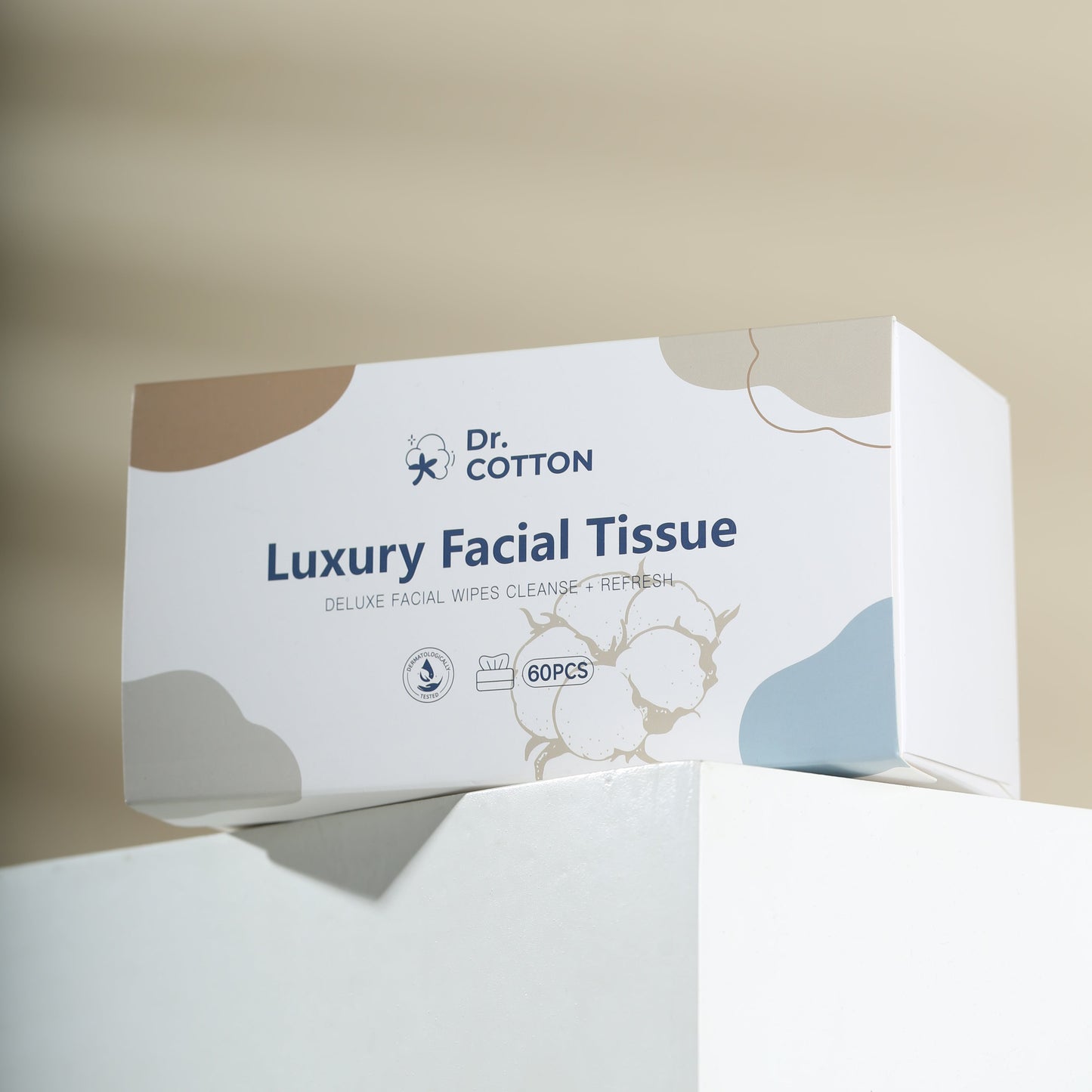 Dr.Cotton Luxury Facial Tissue/Wipe (1 Pack)